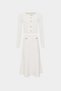 Premium Slim Fit Short Cardigan Bell Skirt Bottom Top Women's Knitwear Set
