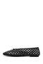 Women's Black Braided Ballerinas 25Sfd443629 - 2