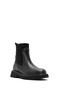 Women's Black Leather Chelsea Boots Wf180009Dv - 6