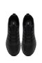 Women's Black Lace-Up Thick-Soled Leather Sneaker Af460007Dv - 7