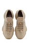 Zero Women's Beige Lace-Up Stone Detailed Fabric Sneaker Af520000Tt - 7