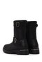 Women's Black Joel Zippered Leather Boots 021Z100011 - 6