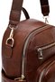 Women's Brown Long Strap Backpack Ab200006Sb - 8