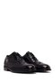 Men's Black Lace-Up Leather Classic Shoes Wm750021Da - 2