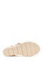 Women's Leather Ankle Buckle Wedge Heeled Straw Sandals 26Sfe4814M7 - 6