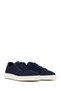 Men's Navy Blue Lace-Up Suede Leather Sneaker 26SFD640410 - 3