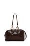 Women's Brown Long Strap Shoulder Bag Wb100024Sv