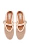 Women's Beige Mesh Ballerinas 26Pfd44166F - 5