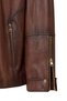 Britney Women's Brown Shirt Collar Oversized Leather Coat 25Wge5629Nc - 4