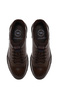 Fly Men's Brown Lace-Up Thick Sole Leather Casual Sneaker Wm720014Dv - 4