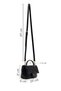 Women's Black Long Strap Quilted Shoulder Bag Ab20002553 - 2