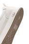 Men's White Leather Sneakers with Laces 26SFD693414 - 8