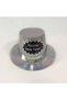Happy New Year Fötr Hat, Holographic Silver, 1 Piece. - 5