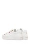 Women's White Lace-Up Thick-Soled Sneaker Af520004Sv - 6