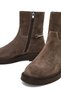 Women's Mink Zippered Buckle Suede Leather Boots 25Wfd512710 - 8
