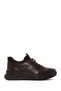 Fly Men's Brown Lace-Up Thick Sole Leather Casual Sneaker Wm720014Dv