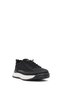 Men's Black Lace-Up Fabric Sneaker 26SFD69386F - 7