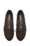 Women's Brown Braided Ballerinas 25Sfd443629 - 7