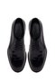 Men's Black Laced Leather Classic Shoes Wm750040Da - 5