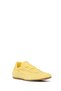 Women's Yellow Lace-Up Leather Sneaker 26Pfd552914 - 8