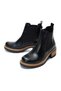 Women's Black Leather Chelsea Boots Wf190024Dv - 3