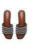 Women's Black Braided Slippers 26Sfd441829 - 5