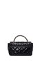 Women's Black Long Strap Quilted Shoulder Bag Ab20002553 - 3