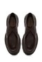 Men's Brown Lace-Up Thick Sole Leather Casual Shoes 25Wfd6053Ft - 4