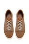 Men's Beige Lace-Up Nubuck Leather Sneaker 26SFD6754V3 - 4