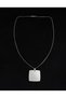 Steel Plate Necklace Ft2263Gm - 2