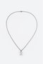 316L Steel Gothic Letter Z Necklace Ka1115Gm - 4