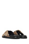 Women's Beige Suede Leather Slippers 26Sfd271610 - 6