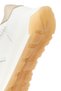 Women's White Lace-Up Zippered Thick-Sole Leather Sneaker 26Sfd371818 - 8