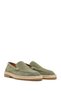 Men's Green Suede Leather Casual Loafers 26Sfd828110 - 3
