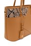 Women's Beige Long Strap Printed Classic Shoulder Bag Ab150012Sk - 8