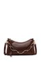 Women's Brown Long Strap Shoulder Bag Ab240003Sv