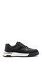 Men's Black Lace-Up Leather Sneaker 26SFD693518