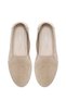 Women's Beige Suede Leather Comfort Shoes 26Pfd501310 - 4