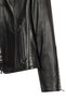 Janet Women's Black Short Leather Jacket 25Wge56021M - 7