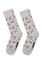 جوارب Happy Socks للرجال من القطن باللون الرمادي P003192