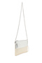 Women's Beige Long Chain Strap Straw Portfolio Bag 26Sbd221614 - 6