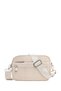 Women's Cream Long Strap Fabric Crossbody Bag 26Pbd27536F
