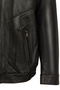 Ricky Men's Black Turn-Down Collar Leather Jacket 26Wge66241M - 6