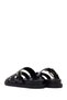 Women's Black Buckle Slippers 26Sfe480818 - 6