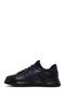 Men's Navy Blue Lace-Up Leather Sneaker Wm720011Df - 3