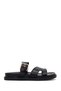 Women's Black Buckle Slippers 26Sfe480818