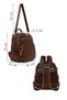 Women's Brown Long Strap Backpack Ab200006Sb - 5
