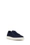 Men's Navy Blue Lace-Up Suede Leather Sneaker 26SFD640410 - 8