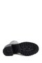 Women's Black Heeled Zippered Leather Boots Wf180007Df - 6