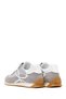 Women's Gray Lace-Up Leather Sneaker 26Pfd220814 - 6